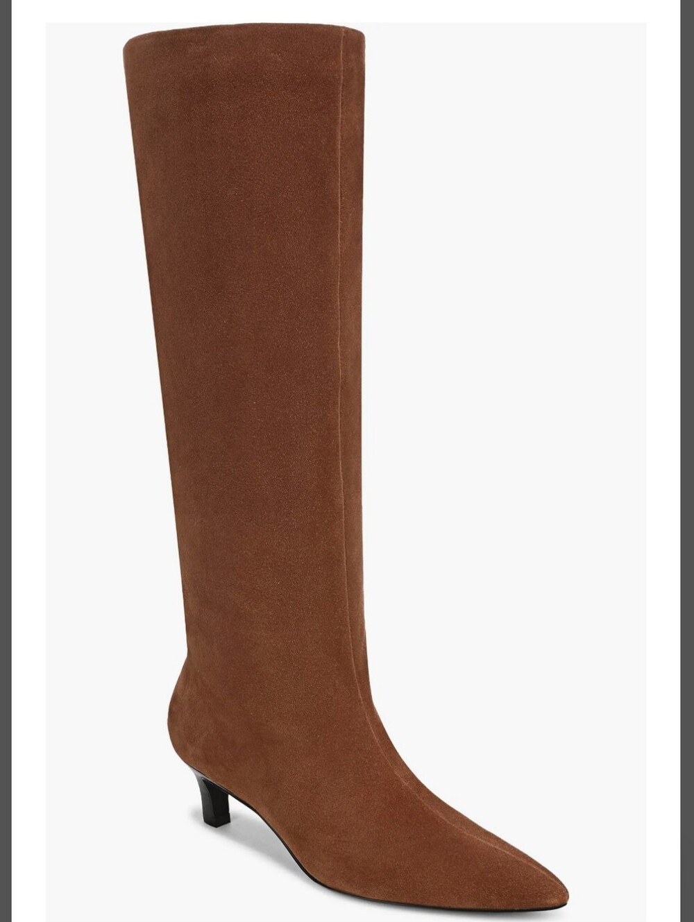 Nordstrom Dauphine Kitten Heel Knee High Boot In Brown Mage..Size 11